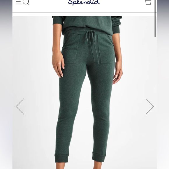 NWT Medium Splendid Becca Cashmere Sweater Jogger - Picture 2 of 8
